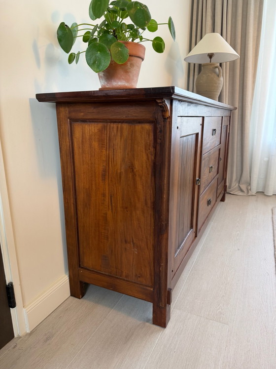 Teak Sideboard / Buffetschrank / Beistelltisch / Landhausstil – Holz (photo 6 of 6)