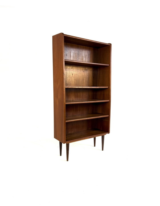 Image 1 of Vintage Deense teakhouten boekenkast ‘60