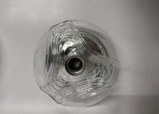 Space age Peill and Putzler wall lamp ceiling light 'Wave'