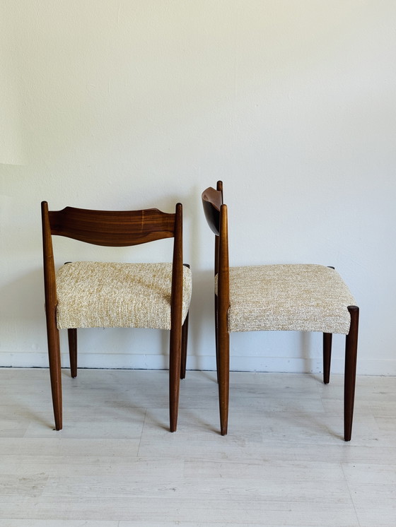 Image 1 of Set Of 4 Vintage Danish Chairs 1960s