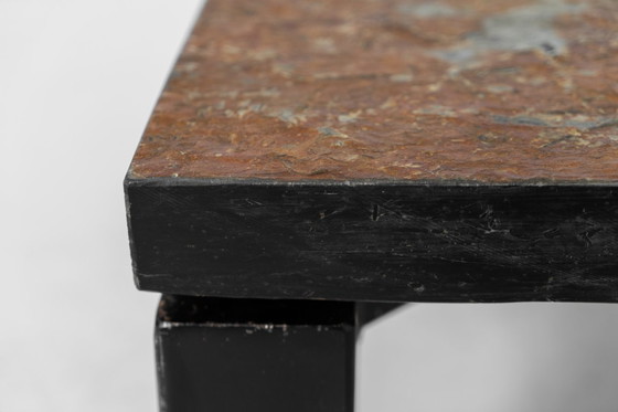 Image 1 of Brutalistischer Couchtisch aus norwegischem Schiefer, 1970er Jahre