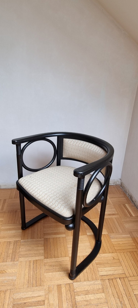 Image 1 of Set of Table and Chairs from Josef Hoffmann's 'Fledermaus' Collection