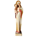 Antique statue of Mary with baby Jesus GLV Gerard Linssen 1910's