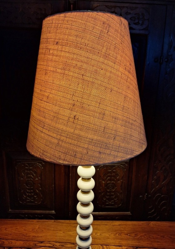Image 1 of Lampe de table italienne du milieu du siècle avec sphères empilées, années 1970