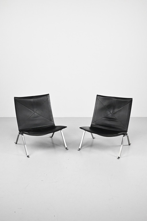 Ensemble de 2 fauteuils PK22 pour Fritz Hansen