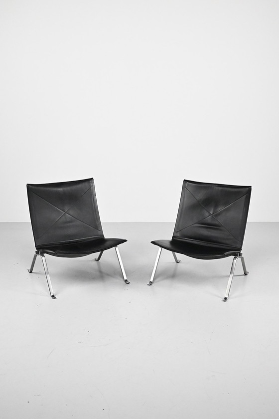 Image 1 of Ensemble de 2 fauteuils PK22 pour Fritz Hansen