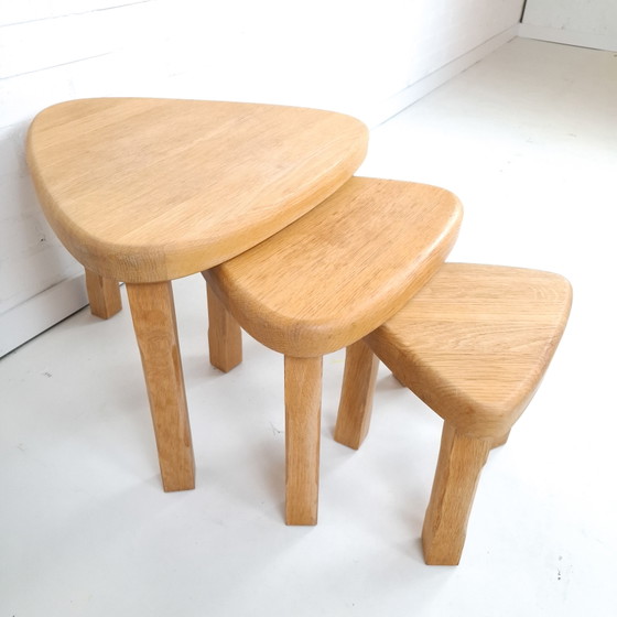 Image 1 of Vintage mimiset nesting tables brutalist jaren 70