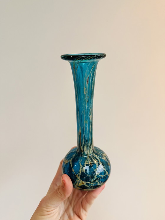 Image 1 of Vaso in vetro Mdina firmato – Malta, anni '70 circa