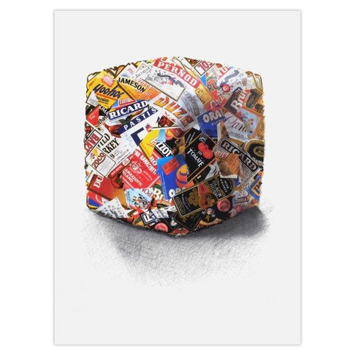 (César Baldaccini) César Sérigraphie Compression D'étiquettes – lithos zeefdrukken, Paper