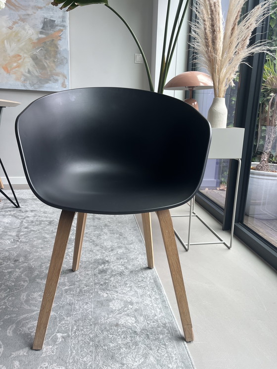 Image 1 of HAY chair AAC22 - black oak