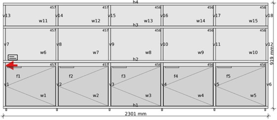 Image 1 of Tylko Chest with Doors in Oak Veneer
