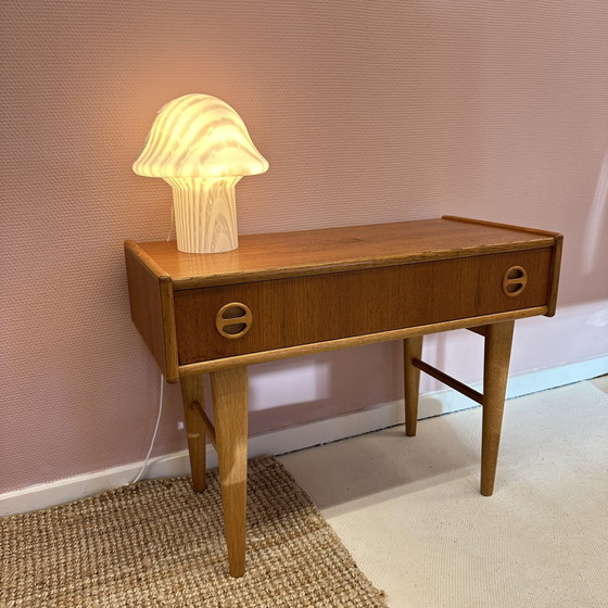 Image 1 of 1950's Swedish Mid-Century Teak Side Table / Hall Cabinet