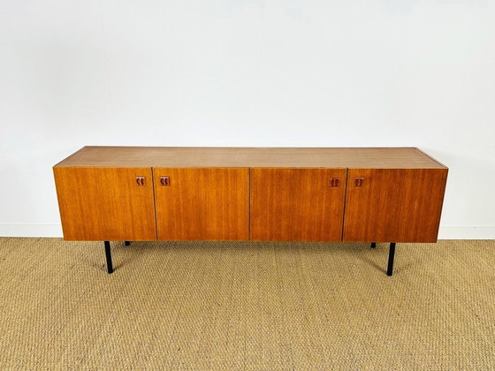 Image 1 of Minimalist Scandinavian teak sideboard, 1960