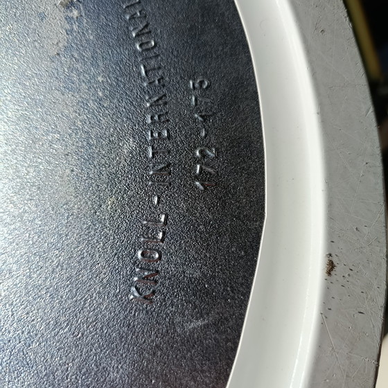 Image 1 of Knoll International Eero Saarinen Tulip Tisch Schreibtisch 90Cm Marmor Arabescato