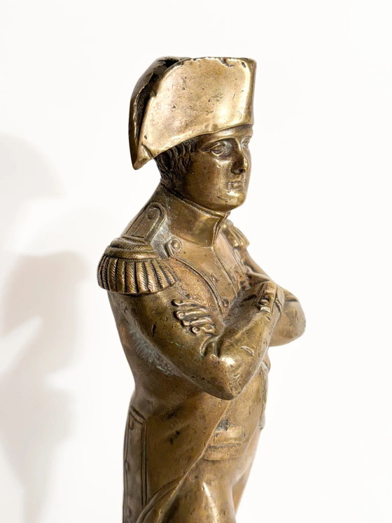 Napoleon Figurine in Gilded Bronze with Marble Base, 1960s – Sculpture (photo 8 of 10)