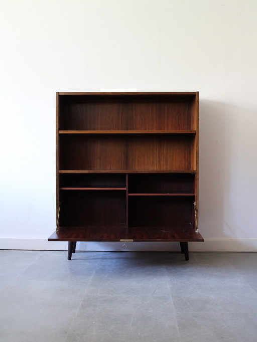 Vintage dänisches Bücherregal aus Palisanderholz
