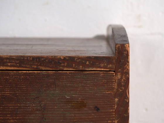 Japanese Low Desk Table with Drawers in Cedar – Showa Period (c.1926–1970) – Coffee tables, Metal, Rustic (photo 40 of 40)