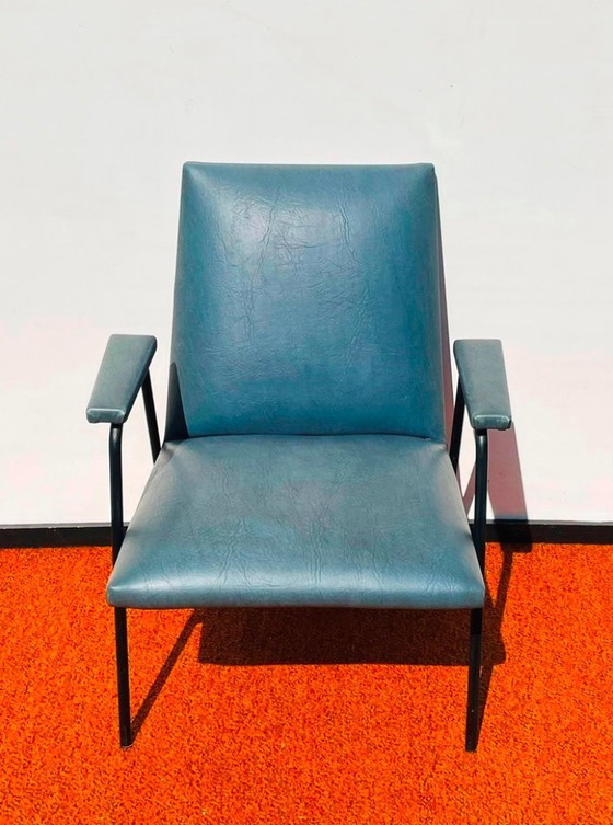 Image 1 of Paar van Meurop fauteuils van Pierre Guariche. Vintage 60s