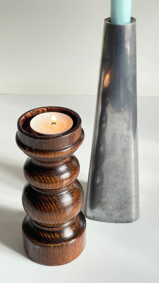 Image 1 of BOUGEOIRS Bois et Métal Ikea VINTAGE