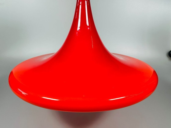 Image 1 of Plafonnier UFO des années 60-70, lampe suspendue en verre de Doria Leuchten, Space Age