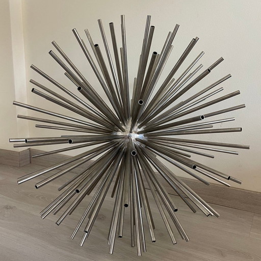 Curtis Jere Monumental Steel Asteroid Sculpture, Circa 1970