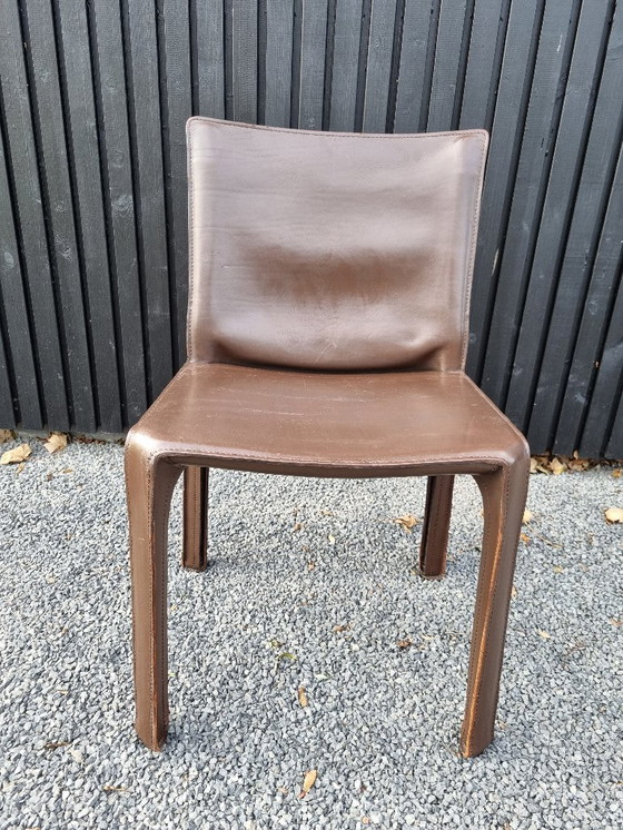 Image 1 of 4 sedie Cassina marrone scuro