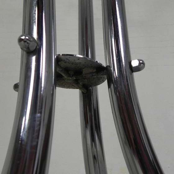 Image 1 of Rare chrome coat rack with colored balls, 1950s