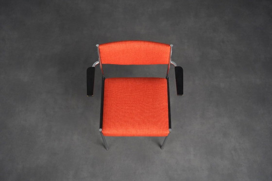 Set of 4 Modernist Dining Chairs by Thereca, Netherlands, 1960s – Textile (photo 8 of 12)