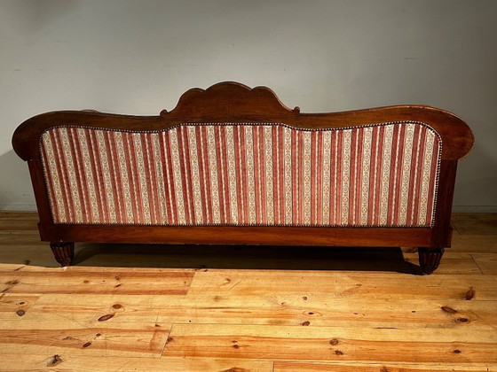 Image 1 of Wunderschönes Empire-Sofa mit Intarsien aus dem 19. Jahrhundert