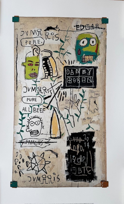 Jean Michel Basquiat (1960-1988), Danny Rosen, 1983, Droits d'auteur de la succession de Jean Michel Basquiat, sous licence