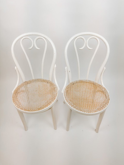 2x Thonet style dining room chairs