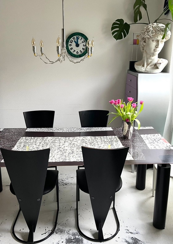 Image 1 of Tavolo da pranzo di design postmoderno di De Rosso, Italia