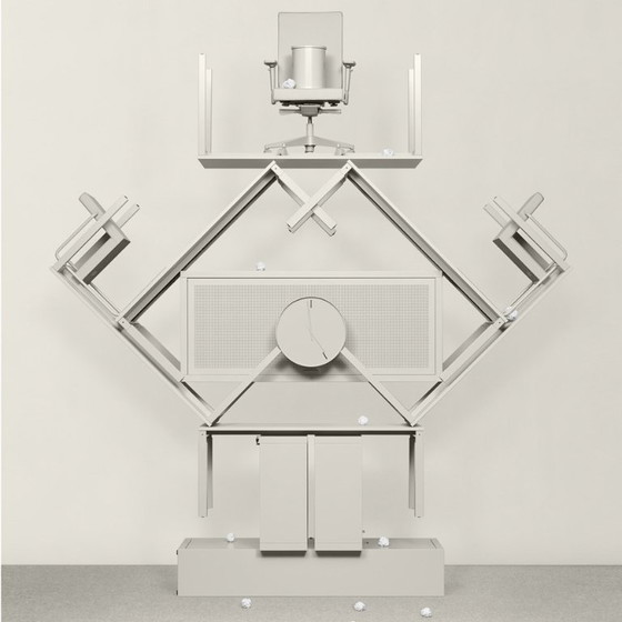 Image 1 of New Boring Clock in metal (Lensvelt / Beyond Space)