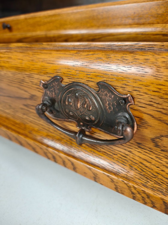 Image 1 of Antieke houten Globe-Wernicke boekenkast