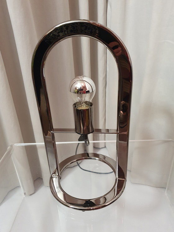 Image 1 of Arco table lamp chrome vintage 80s