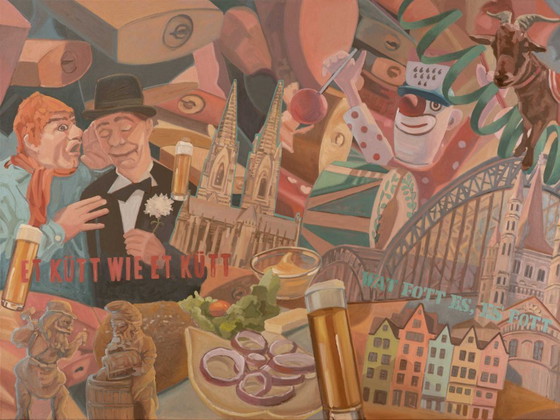 Image 1 of Colonia, 120 x 90 cm, huile sur toile, Sandra Kolondam