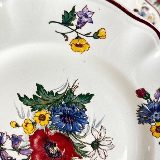 Set of 8 "Agreste" Sarreguemines Dinner Plates, 20th Century – Crockery, Ceramic (photo 8 of 11)