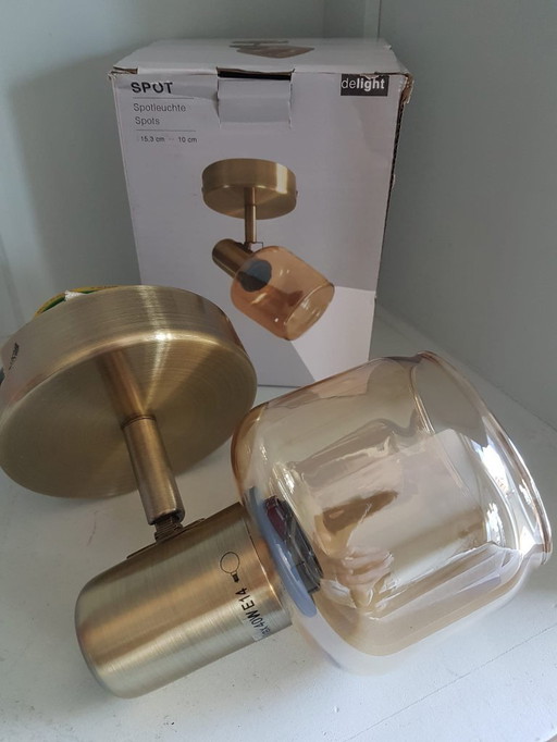 Spot Cala 1-Light Gold Delight 2x new