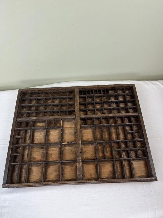 Cassetto da tipografia – Decorazioni murali, Legno (photo 2 of 6)
