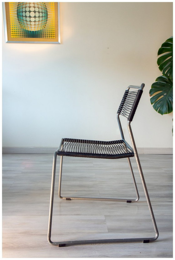 Image 1 of 3 Melker 'spaghetti' stoelen van Lisa Norinder, vintage Ikea jaren 90