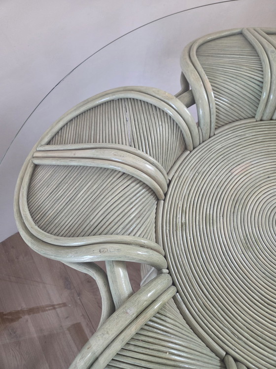 Image 1 of Rattan flower table, Vivai del Sud