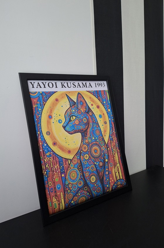 Yayoi Kusama Stampa Originale Incorniciata – Stampe artistiche, Glass, Paper (photo 3 of 5)