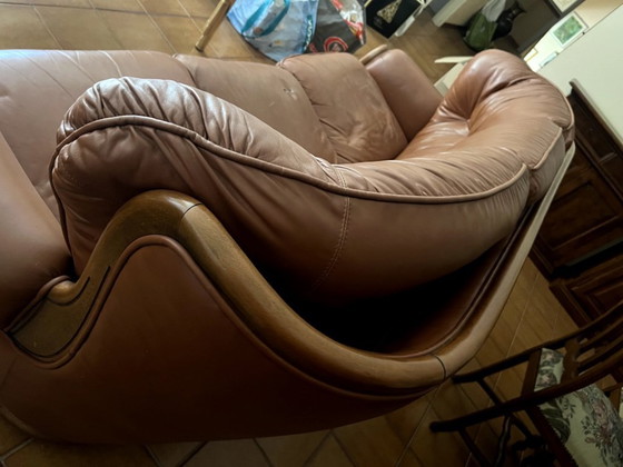 Image 1 of Set divano e poltrone ( 3 ) Vintage in pelle