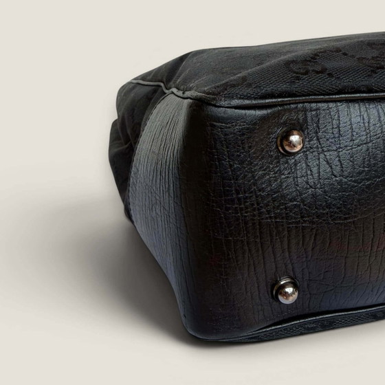 Bolso tote Gucci GG Supreme lona bambú negro – Bolsos tote, Cuero, Vintage (photo 12 of 15)
