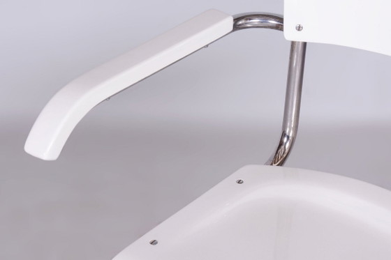 Restauriertes Bauhaus-Stuhlpaar, von Mart Stam, Chrom, Deutschland, 1930er Jahre – Sessel, Metal, Chrome (photo 5 of 10)