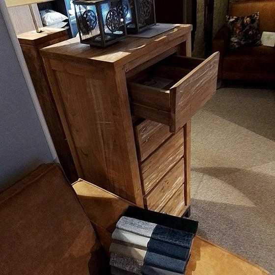 Image 1 of Commode Tower Living en teck massif