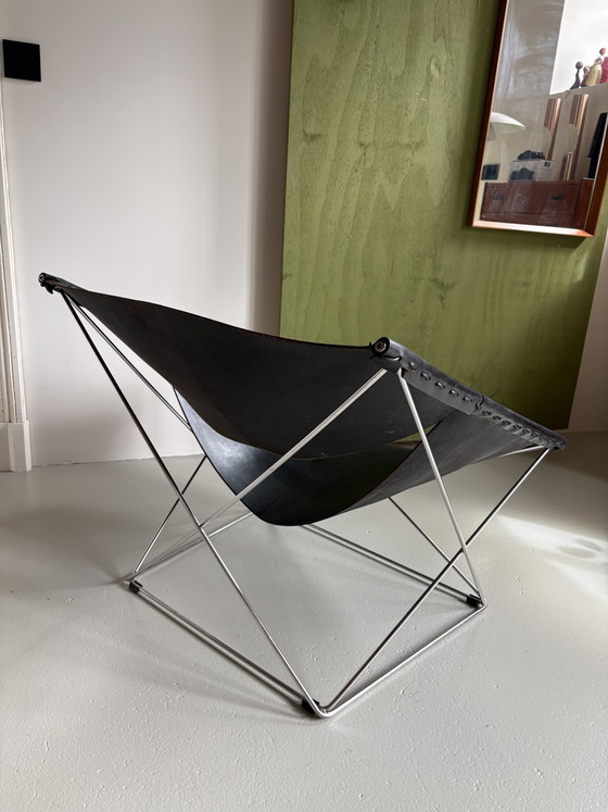 Artifort F675 Butterfly Lounge Chair Pierre Paulin – Poltrone, Leather (photo 3 of 11)