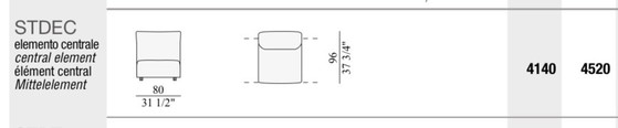 Gran configuración estándar Edra 5 módulos LP 2026 € 42.000.- – Sofás modulares, Velvet, Textile (photo 7 of 8)
