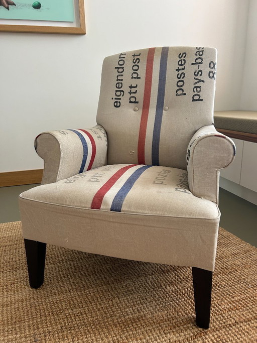 Stijl+Comfort PTT Post Hoel – fauteuils, Wood, Canvas