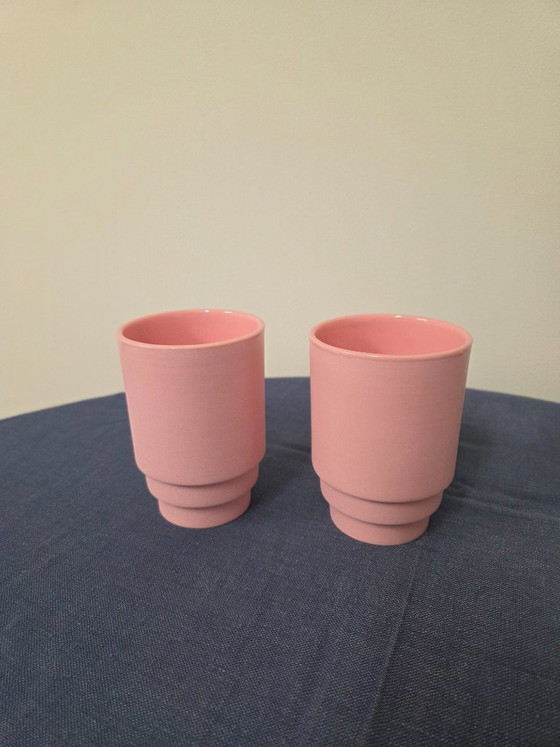 Image 1 of 6x Maandag Koffiemok (roze) van Puik Design